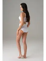 Kadın Yüksel Bel Regl Destek Külot Slip Doreanse 7183 Beyaz detay görünüm