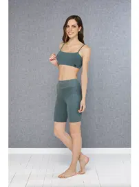 Doreanse Kadın %90 Viskon Fitilli Bisikletçi Spor Tayt Doreanse 8032