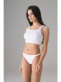 Doreanse Kadın %92 Pamuk Fitilli V-String Doreanse6124