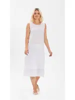 Kalın Askı Uzun Viskon Elbise Kombinezon İmer 3164 Beyaz farklı açı