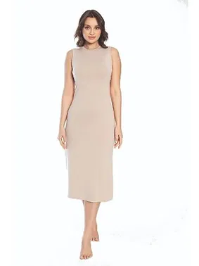 İMER Kalın Askı Uzun Viskon Elbise Kombinezon İmer 3164