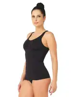 Kalın Askılı Atlet Korse Pera Fitol 8010 Siyah görsel 6