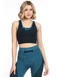 Miorre Kalın Askılı Desteksiz Seamless Spor Sütyen Miorre 999-ZZ0756