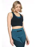 Kalın Askılı Desteksiz Seamless Spor Sütyen Miorre 999-ZZ0756 Siyah görsel 7