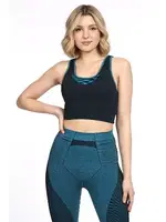 Kalın Askılı Desteksiz Seamless Spor Sütyen Miorre 999-ZZ0756 Siyah görsel 8