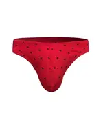 Kalp Desenli Kırmızı Erkek Slip  Darkzone DZN6481