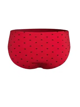 Darkzone Kalp Desenli Kırmızı Erkek Slip  Darkzone DZN6481 - Alternatif Görünüm