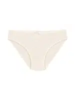 Kalpli Ekru 6'lı Paket Pamuk Kadın Bikini Külot Yıldız 3577 Ekru detay görünüm