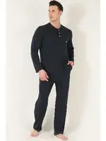 KANZ 2 Parça Erkek Soft Doğal Pamuk Pijama Takımı Miorre 014-000008 görsel 7