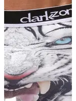 Kaplan Desenli 3D Beyaz Boxer Darkzone DZN1092 farklı açı