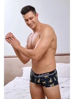 Darkzone Kaplan Desenli Kısa Erkek Boxer Darkzone DZN3311 - Alternatif Görünüm