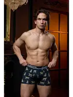 Kaplan Desenli Siyah Erkek Boxer Darkzone DZN2690 farklı açı