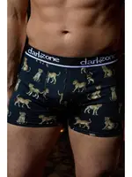 Kaplan Desenli Siyah Erkek Boxer Darkzone DZN2690 görsel 9