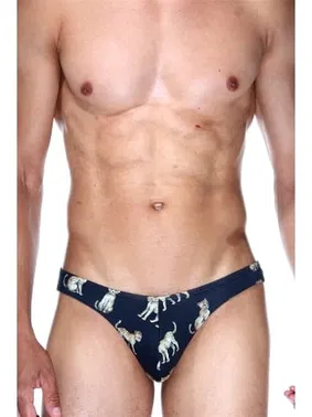 Darkzone Kaplan Desenli Siyah Erkek Slip  Darkzone DZN6486