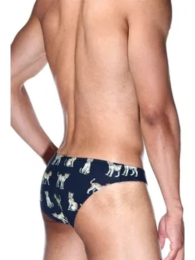 Darkzone Kaplan Desenli Siyah Erkek Slip  Darkzone DZN6486 - Alternatif Görünüm