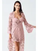 Kaplı Çapraz Askılı Saten 2'li Gecelik Takımı İmaj 2410 görsel 5