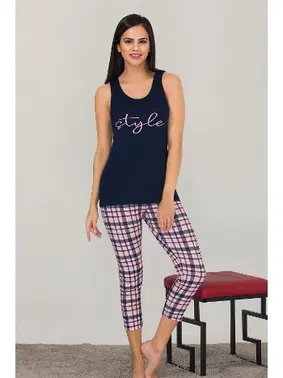 Lady Kapri Askılı Lady Pijama Takımı Lady 12030 - Alternatif Görünüm