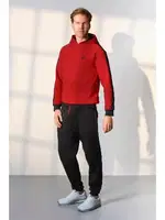 Kapşonlu Jogger Erkek Kırmızı Eşofman Pijama Takımı Doreanse 25K4538 Kırmızı