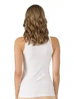 Kare Yaka Modal Pamuklu Kadın Atlet Özkan 25594  Beyaz detay görünüm