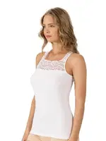 Kare Yaka Modal Pamuklu Kadın Atlet Özkan 25594  Beyaz farklı açı