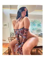 Kelebek Desenli Leopar Fantazi Babydoll Nightlight 3506 Görsel