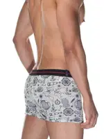 Keşif Desenli Erkek Boxer (Dijital Baskılı) Darkzone DZN2068 farklı açı