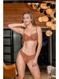 Gallipoli Kiremit Balenli Kapsız Sütyen Takım Kadın Gallipoli MGP31801