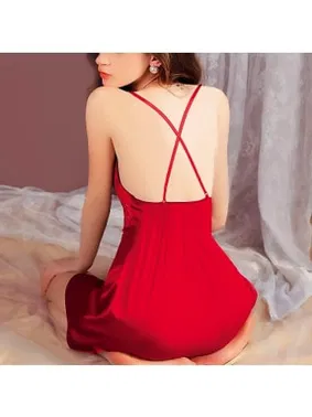 Pink Night Kırmızı Erotik Gecelik Pink Night 3837 - Alternatif Görünüm