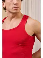 Kırmızı Pamuklu Erkek Atlet  Darkzone DZN7206 farklı açı