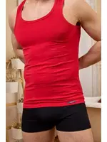 Kırmızı Pamuklu Erkek Atlet  Darkzone DZN7206 görsel 4