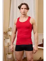 Kırmızı Pamuklu Erkek Atlet  Darkzone DZN7206 görsel 6