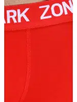 Kırmızı Parçalı Desenli Erkek Boxer Darkzone DZN4106 farklı açı