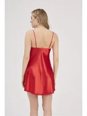 Moonlight Kırmızı Saten Gecelik Moonlight 329 - Alternatif Görünüm