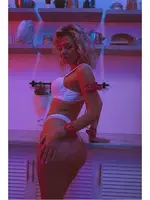 Kırmızı Zincirli Fantezi Esaret Kelepçesi missisX 8002 Kırmızı