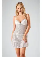 Kısa Gecelik Ekru Ahu 7714 Ekru