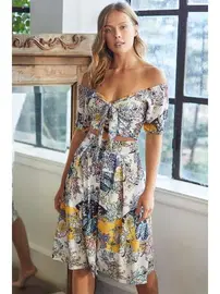 Anıl Kısa Kol Büstiyer Etek Takım Anıl 9658