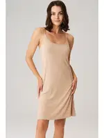 Viskon İnce İp Askılı Kısa Elbise Altı Kombinezon Anıl 0625 Ten