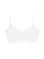 Kız Büstiyer Likralı Ip Askılı ÖTS 6100 - 6 ADET Beyaz görsel 5