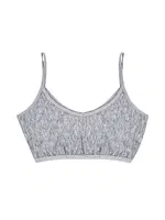 Kız Büstiyer Likralı Ip Askılı ÖTS 6100 - 6 ADET Gri görsel 6