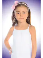 Kiz Çocuk 6li Atlet Ribana %100 Pamuk ÖTS 8034 - 6 ADET Beyaz