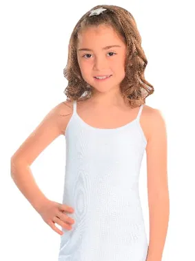 Öts İç Giyim Kız Çocuk Atlet Likralı Beyaz Uygun Fiyatli ÖTS 8160 - 6 ADET