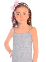 Kız Çocuk Atlet Likralı Ince Askılı Siyah & Gri ÖTS 8043 - 6 ADET Gri detay görünüm