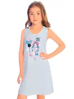 Kiz Çocuk Atlet Likralı Kalin Askili Holiday Seri ÖTS 8013 - 6 ADET farklı açı