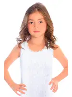 Kız Çocuk Atlet Ribana Kalin Askili Jakarli Desen ÖTS 8014 - 6 ADET detay görünüm