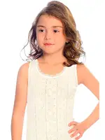 Kız Çocuk Atlet Ribana Kalin Askili Jakarli Desen ÖTS 8014 - 6 ADET farklı açı