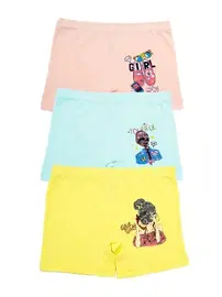 Öts İç Giyim Kız Çocuk Boxer Likralı Girl Baskılı %96 Pamuk ÖTS 8701 - 6 ADET