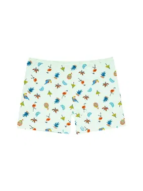 Öts İç Giyim Kız Çocuk Boxer Likralı Summer Serisi Flamingo Baskılı ÖTS 8392 - 6 ADET