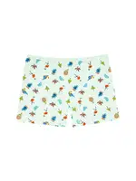 Kız Çocuk Boxer Likralı Summer Serisi Flamingo Baskılı ÖTS 8392 - 6 ADET Yeşil