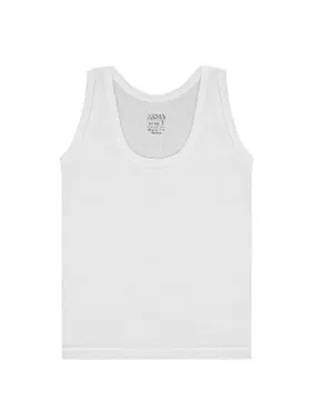 Arma Yıldız Kız Çocuk Kalın Askılı Atlet Beyaz 6lı Paket %100 Pamuk Ribana Arma Yıldız 5531 - 6 ADET