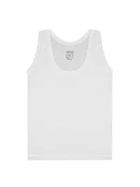 Arma Yıldız Kız Çocuk Kalın Askılı Atlet Beyaz 6lı Paket %100 Pamuk Ribana Arma Yıldız 5531 - 6 ADET